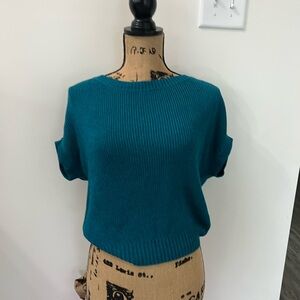 Lauren Ralph Lauren Teal Knit Top
